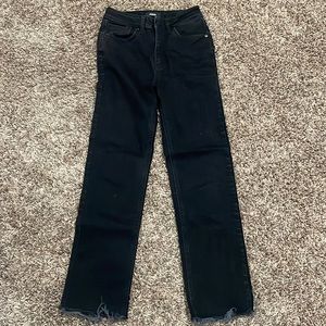 Black Straight Fit Jeans